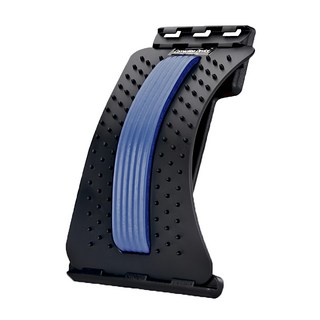 捷華 腰背三段伸展墊 二代藍款 尺寸約39*25cm 重量530g 背脊三檔調節, 1個