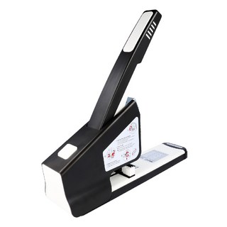 KW-triO 堡勝企業 省力40%重型訂書機 適用23/6-23/24訂書針, 黑色, 1個