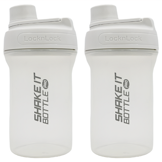 LocknLock 樂扣樂扣 Proshaker 隨行搖搖杯, 650ml 標準版 輕巧安全PP材質, 灰色, 2個