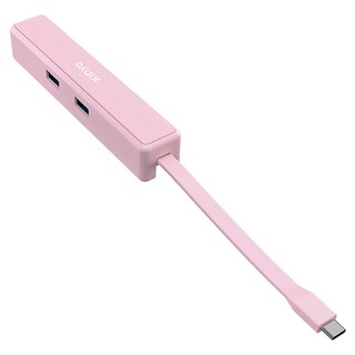 Kinyo 6合1多功能擴充座 KCR-518PI, 粉色, 1個