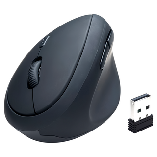 E-books M75 人體工學六鍵式超靜音無線滑鼠, 2.4GHz 無線技術, 800/1200/1600三段式DPI, E-IPB192