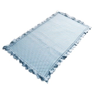 Mimo 米夢家居 3D豆豆涼墊/單人沙發椅墊 降溫散熱必備/可機洗超涼感, 冰雪藍