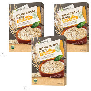 Vilson 米森 冰湖大燕麥片, 500g, 3盒