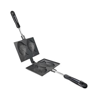 IWACHU 岩鑄 鯛魚燒鑄鐵模鍋 24030, 37cm, 1個