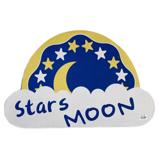 喬木居家 彩虹造型仿羊絨浴室地墊, 40 x 60cm, 晚安彩虹, 1個