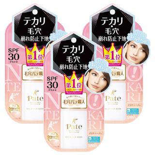 Keana Pate SHOKUNIN 毛孔職人 極致控油妝前乳, SPF30 PA++, 膚色, 3瓶