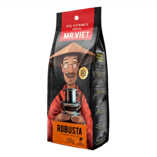 Mr. Viet 越先生 羅布斯塔咖啡粉 手沖式 250g 越南咖啡 提神醒腦, 1包