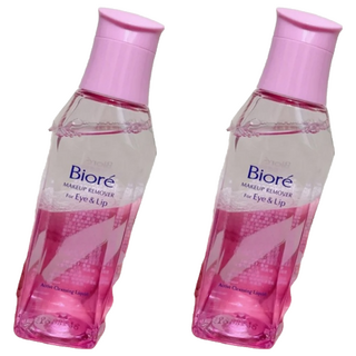 Biore 蜜妮 台灣公司貨 高效活性眼唇卸妝液, 130ml, 2瓶