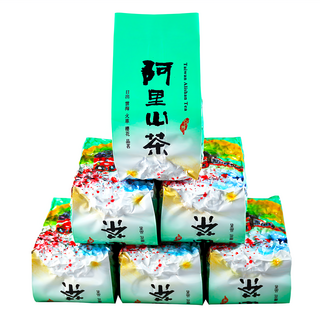 龍源茶品 鑫龍源 阿里山臻藏回甘高山烏龍茶葉 附提袋, 1組, 6包, 150g