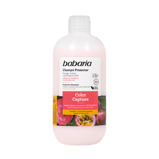 Babaria長效護色+受損重建染髮專用洗髮精, 山茶花+百香果, 500ml, 100% Vegan, 1瓶