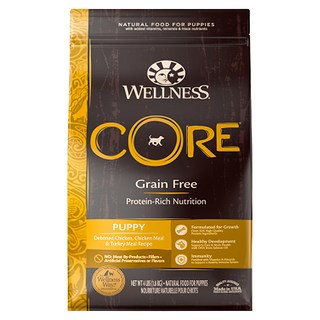 WELLNESS 寵物健康 CORE 無穀系列 幼犬乾飼料 4lb, 雞肉, 1.81kg, 1袋
