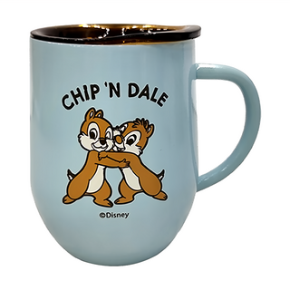 CHIP 'N' DALE 奇奇蒂蒂 麻吉真空保溫隨行不銹鋼304蛋型杯 - 350ML, 冰果, 1個