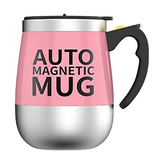 輝鴻 304不鏽鋼磁化攪拌杯 450ml, 1個, 蜜糖粉