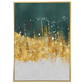 Boluo 菠蘿選畫所 綠松石嵌金絲II, 42 x 59.4cm, 金色