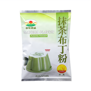 FAIRSEN 惠昇食品 抹茶布丁粉 口感清爽 奶素可用 台灣製造, 1kg, 1包