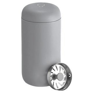 FELLOW 真空保溫瓶 304頂級不鏽鋼 陶瓷塗層, 清水灰色, 355ml, 1個