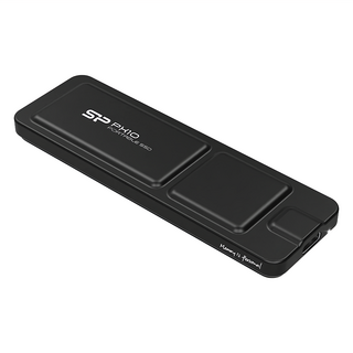 Silicon Power廣穎電通 高速外接式 SSD PX10 USB 3.2 Gen 2, 1TB, 黑色