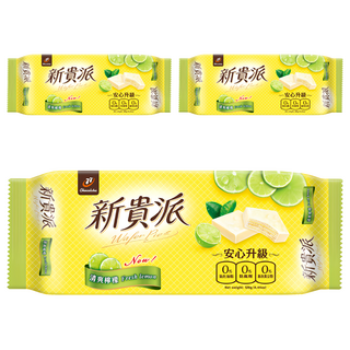 77 新貴派 清爽檸檬 夾心餅乾, 126g, 3包