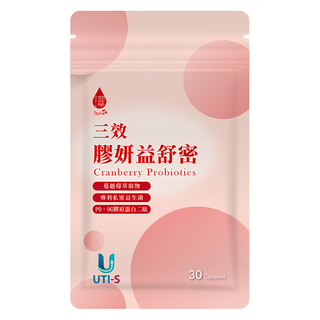 Tsuie 日濢 三效膠妍益舒密膠囊, 蔓越莓萃取物 專利私密益生菌 P0+OG膠原蛋白二肽, 30顆, 1.5g, 1包