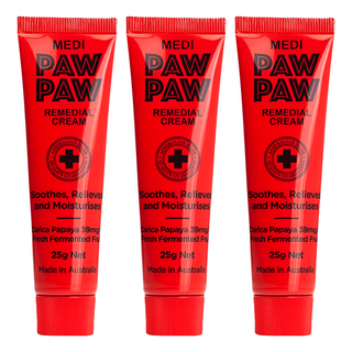 Medi Paw Paw 木瓜霜 無香 澳洲製造, 25g, 3條