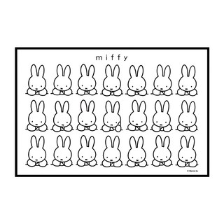 Skater VS1 桌墊餐墊, S, 米菲兔 白色, 1個