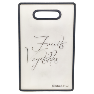 北歐風字母環保蔬果砧板 長方款 450g, 1個, 36.8 x 22.8 x 1cm