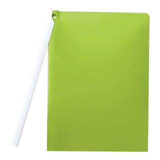 小麥購物 旋轉拉桿文件夾 E153 A4 43g 10個, 綠色, 1組