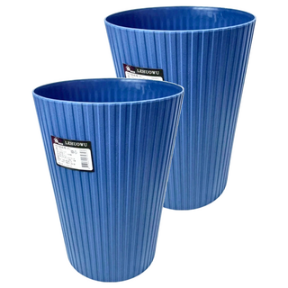 樂活屋 保時潔紙林 垃圾桶 2個, 藍色