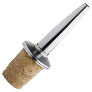 utopia 軟木不鏽鋼注酒器, 1個, 銀色