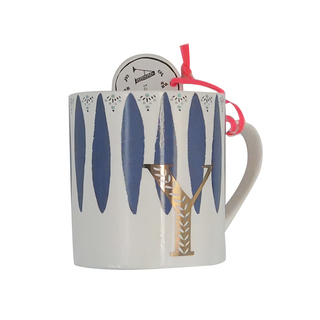 creativeTops 英文字母馬克杯 (350ml) 精緻陶瓷 Y字款, Y字款 多色, 1個