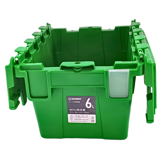 KEYWAY 聯府 BL06-4 MINI物流箱 6L, 綠色, 1個