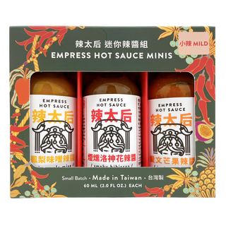 EMPRESS HOT SAUCE 辣太后 迷你辣醬組 小辣 3瓶, 1組, 180ml