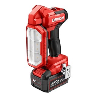 DEVON大有 充電折疊工作燈20V 5536-Li-20 無線設計 磁吸固定 多角度照明, 1個
