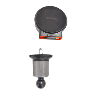 Mcdodo 麥多多 15W 自帶線磁吸充電車用支架, 真15W無線快充 iPhone 車載充電器, CH-300, 黑色