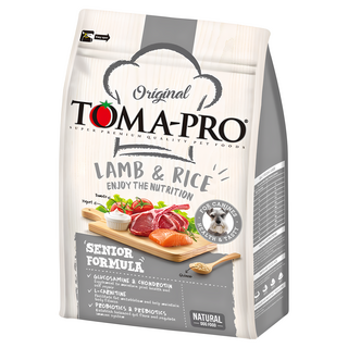 TOMA-PRO 優格高齡犬 乾飼料 含茄紅素 維生素E 葡萄糖胺 軟骨素 左旋肉鹼, 羊肉 + 米, 7kg, 1袋