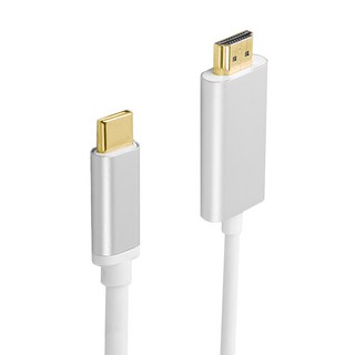 Bravo-U Type-c 轉 HDMI 4K 數位高解析影音轉接線 USB 3.1-C 1.8米 金屬烤漆, 單一商品, 1條
