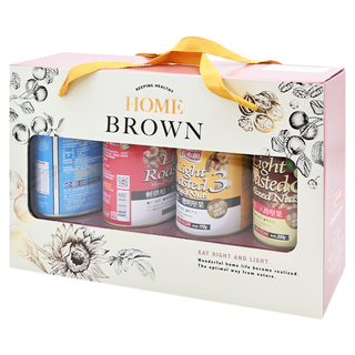 紅布朗 輕烘焙純味堅果禮盒 非油炸, 1盒