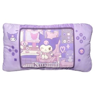 U-House 樺新 SANRIO KUROMI 遊戲機造型抱枕, 遊戲達人 紫色