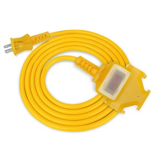 PowerSync 包爾星克 2P 1對3工業用動力延長線, 15m, 1條, 黃色