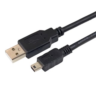 POLYWELL 寶利威爾 USB-A To Mini USB充電傳輸線 公對公 適用行車記錄器, 1m, PW15-W45-M771, 1條