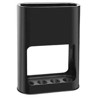 落地加高四格置物收納雨傘架, 22 x 9 x 28cm, 黑色, 1個