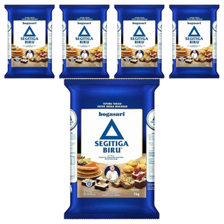 Indofood 小麥麵粉 SEGITIGA BIRU Tepung Terigu, 1kg, 5包