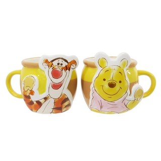 Sun Art POOH 陶瓷馬克對杯 Set, 蜂蜜罐, 1組