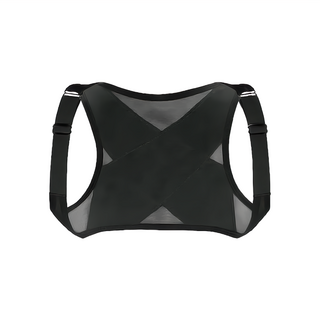 LEADER X 輕薄透氣隱形挺背矯正帶 拉提與人體工學設計 可調節鬆緊度, M~L, 1個