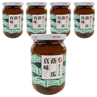 義興嘉釀 真味蔭瓜 無添加防腐劑、色素、糖精, 360g, 5罐