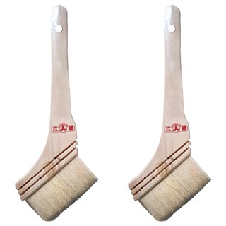 TRIARROW 三箭牌 斜柄羊毛刷 7.5cm 2入, 木柄, 1組, 83168