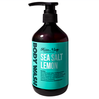 Hsin Ning 心甯 豐盈潔淨香氛沐浴乳 450ml 清新海鹽檸檬香 溫和潔淨保濕, 1瓶