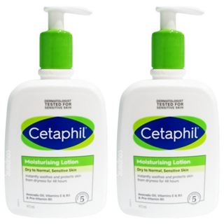 Cetaphil 舒特膚 長效潤膚乳 酪梨油 溫和舒緩 適用於臉部和身體, 473ml, 2瓶