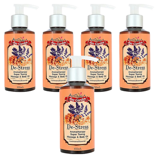 Ausgarden 澳維花園 De-Stress 按摩身體精油 乳香薰衣草, 155ml, 5瓶