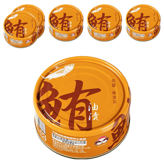 東和食品 HowMaMa 無添加油漬鮪魚罐頭, 130g, 6罐